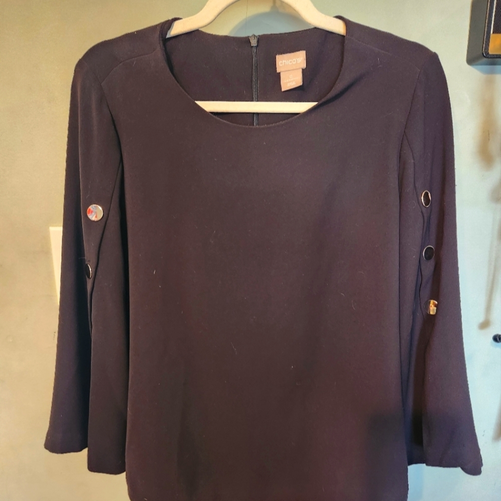 Chicos Black Blouse